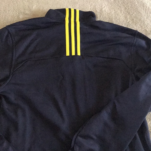 Adidas Jacket great U Michigan colors EUC UMich #GoBlue - Picture 11 of 12